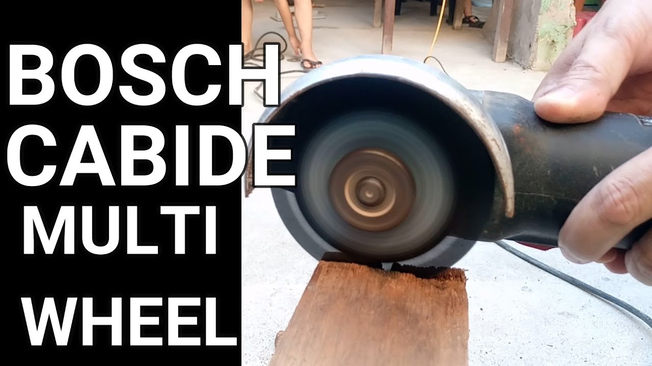 BOSCH CARBIDE MULTI CUTTING wheel/ i test natin