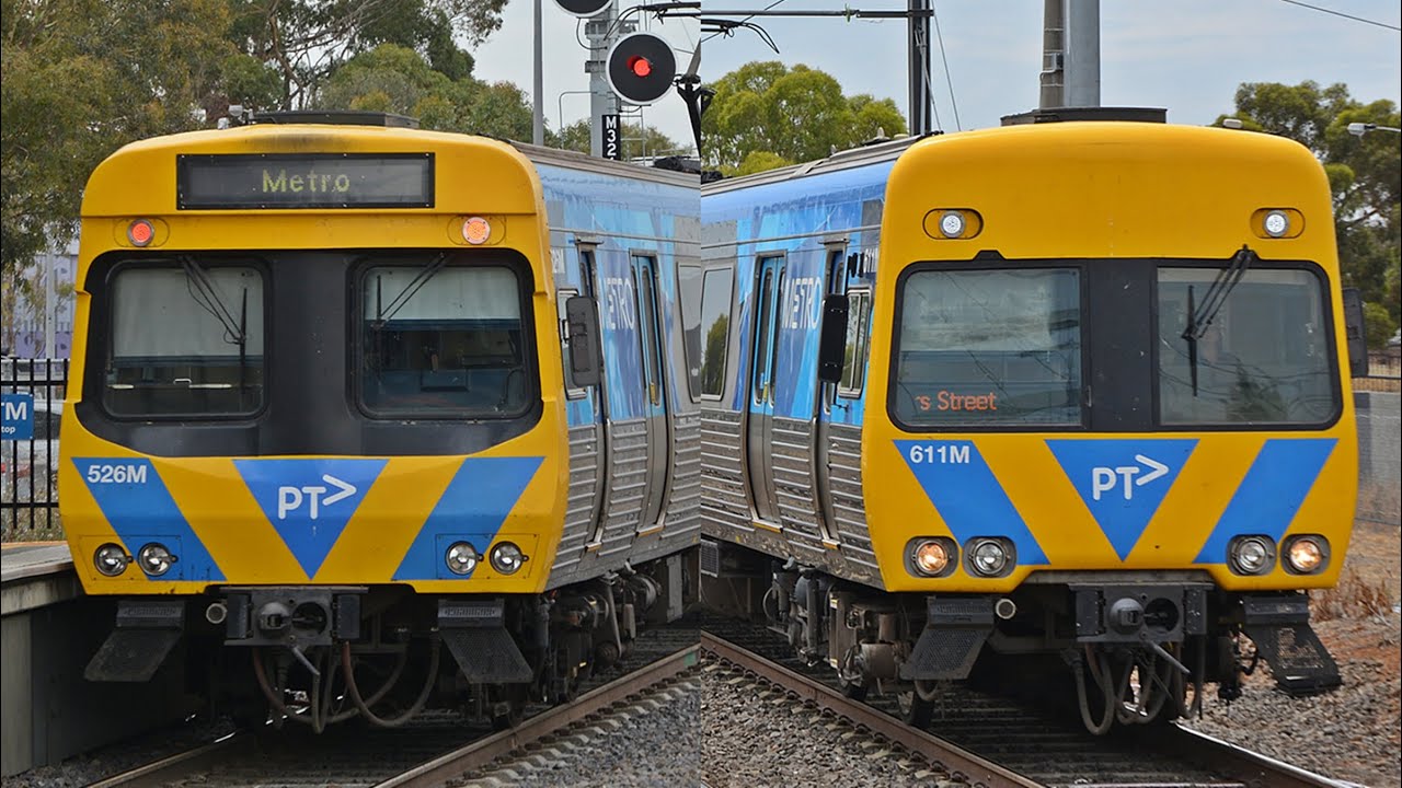Comeng Trains at Keilor Plains & Diggers Rest