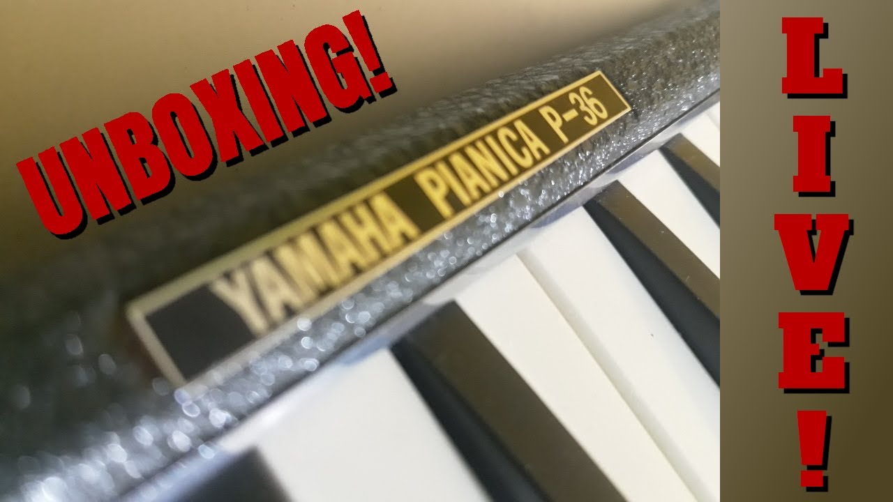 Unboxing AO VIVO da Yamaha Pianica P-36 (raridade!) #36