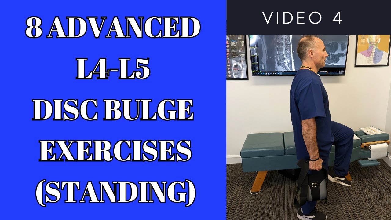 8 Advanced L4-L5 Disc Bulge Exercises (STANDING) | Dr. Gregory Kramer Chiropractor In Livonia Mi