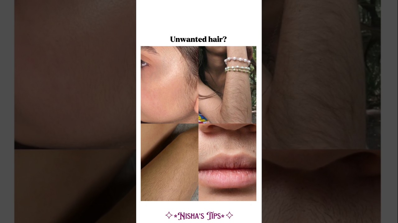 Unwanted Hair? Remove Facial & Body Hair Naturally☕️✨️ #shorts #aesthetic #skincare #fyp #glowuptips