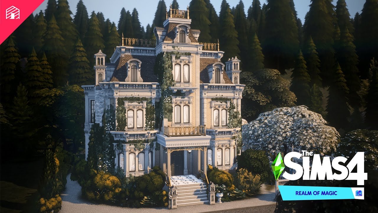The Sims 4: Realm of Magic | Canyon Mansion