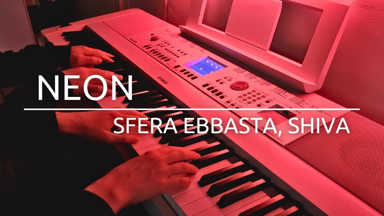 Sfera Ebbasta, Shiva - NEON | Cover Pianoforte + SPARTITO