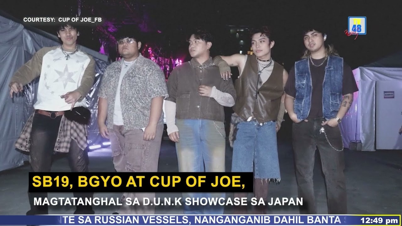 SB19, BGYO AT CUP OF JOE, MAGTATANGHAL SA D U N K SHOWCASE SA JAPAN | TV48 STATION