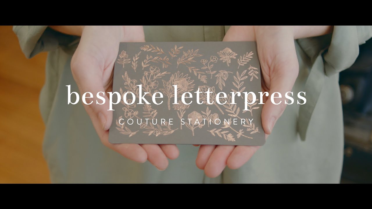 Bespoke Letterpress | Shot on the BMPCC 6K with Contax Zeiss lenses