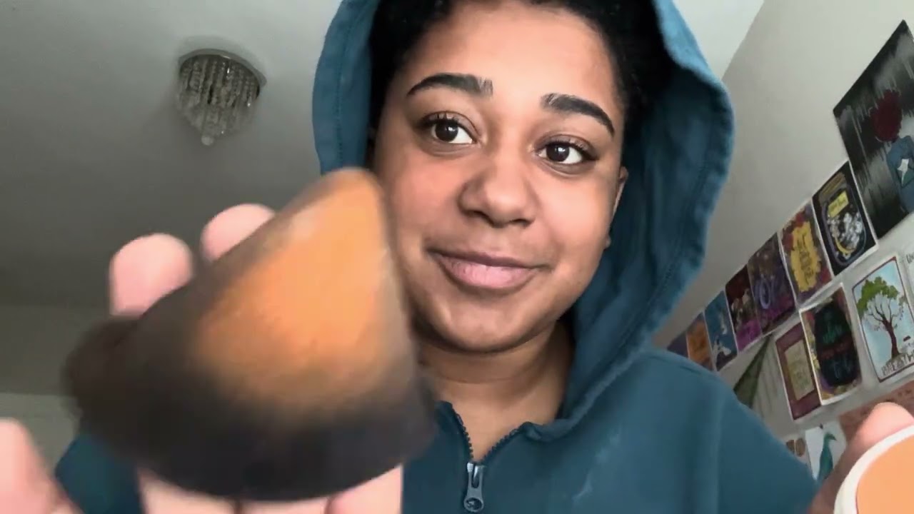 Doing your makeup ASMR