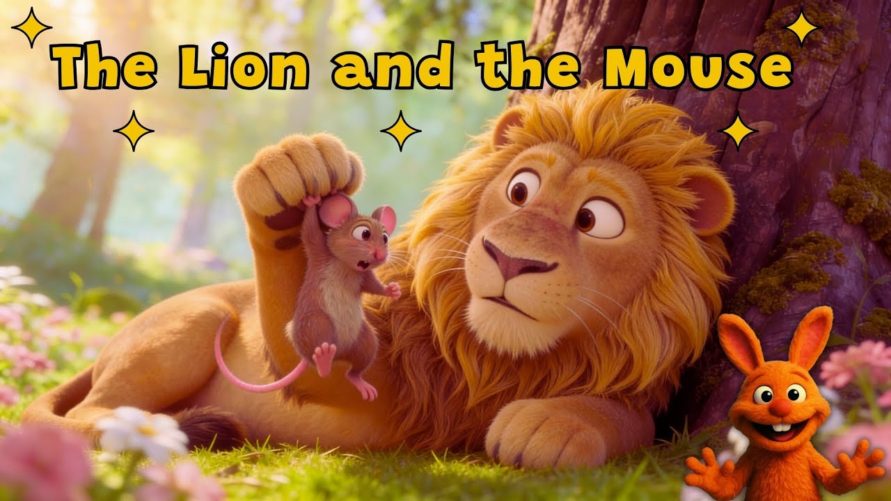 The Lion and the Mouse | Storytime | @BunnyDooTV-English #kidsstory #storytime