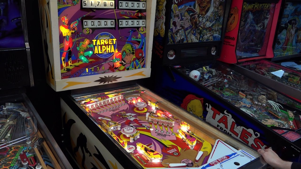 Target Alpha (Gottlieb, 1976) Flipper Pinball