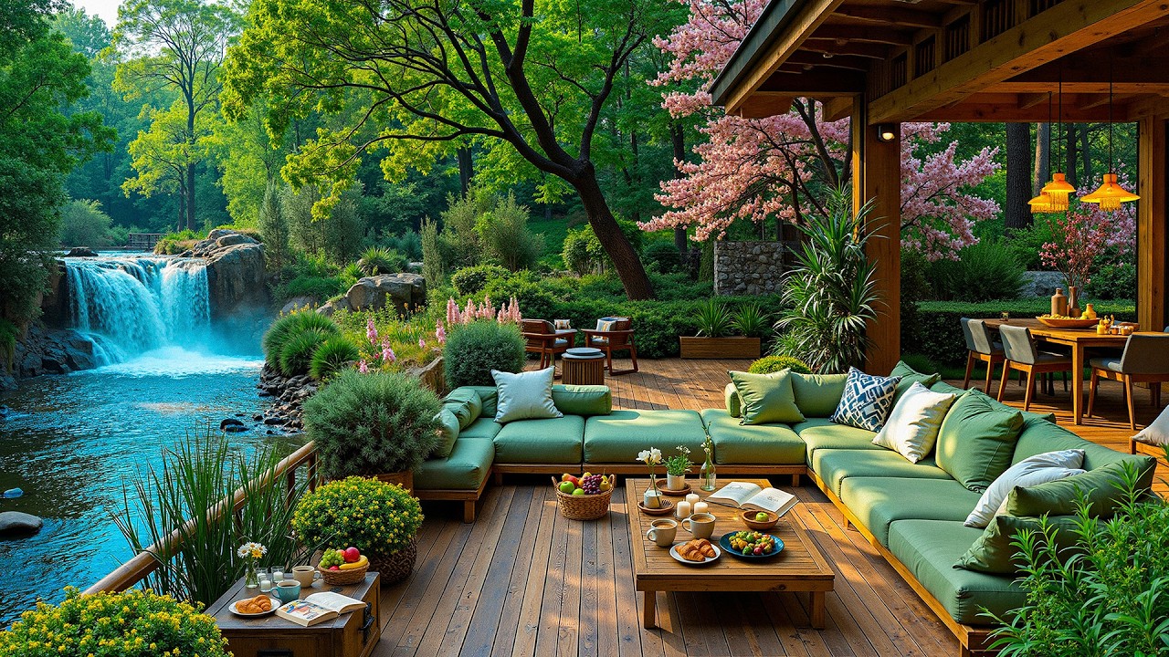 February Morning Coffee Jazz - Spring Jazz with Peaceful Forest Ambience for Relax and Focus