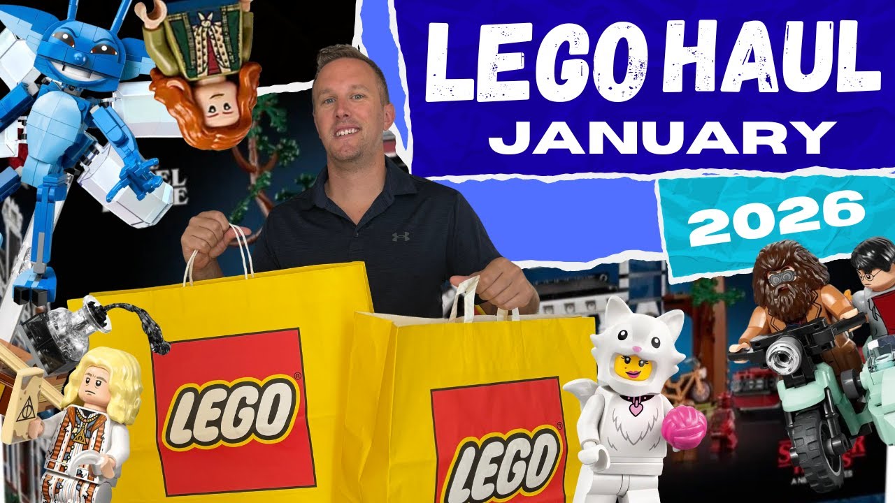 Видео с покупками LEGO &mdash; январь 2026 г. #lego #harrypotter #strangerthings