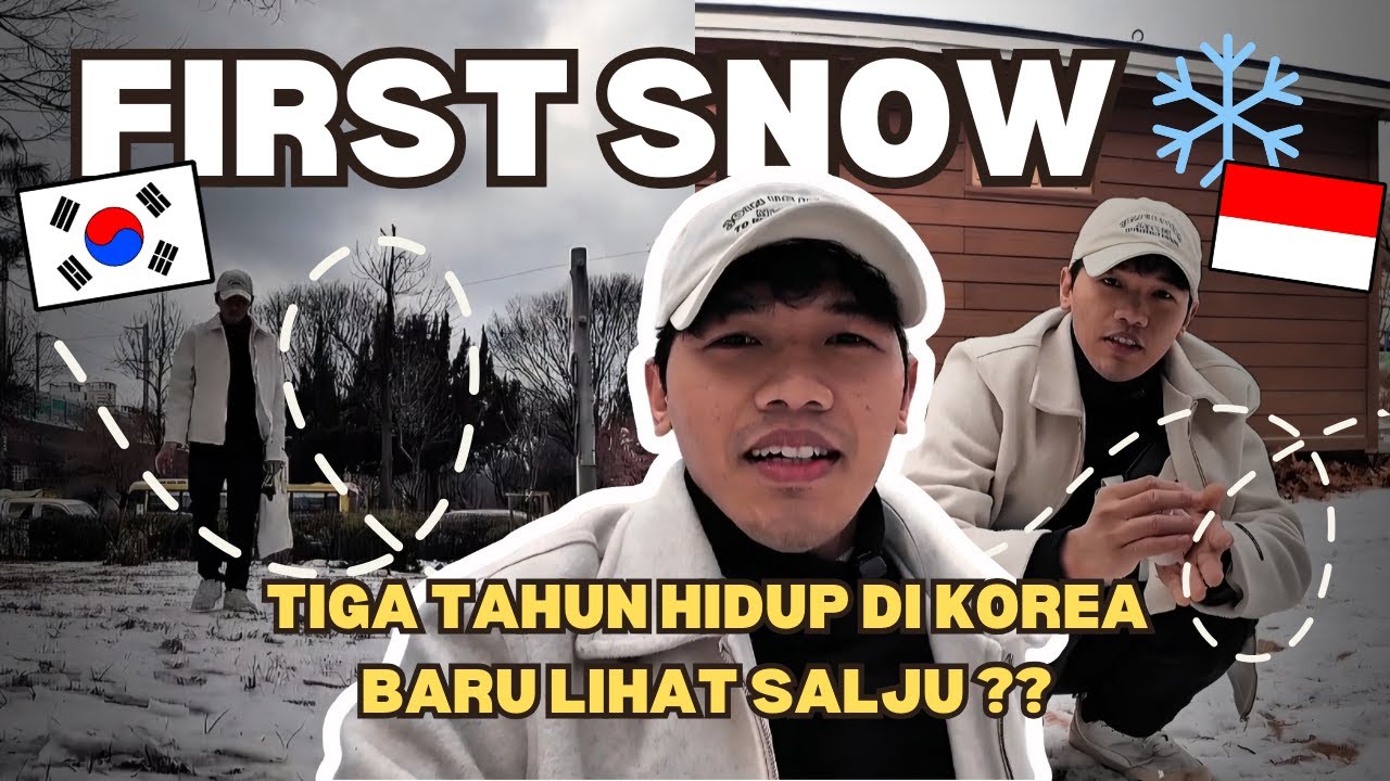 AKHIRNYA BISA MERASAKAN SALJU😭❄️🇰🇷 RESIKO TINGGAL DI PELOSOK KOREA🇰🇷‼️ #sananaguma