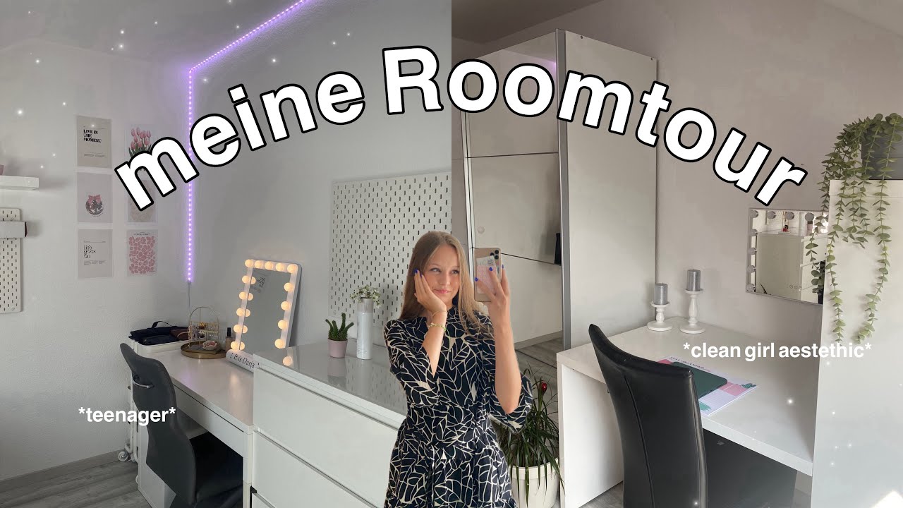 Meine Roomtour🤍🎀 (Teenager, clean girl aestethic) | It is Darja