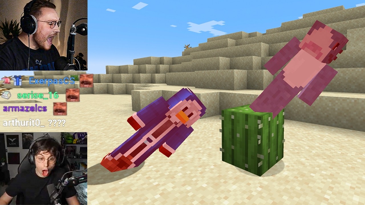 Hardcore Minecraft, But Our Damage Is Shared...