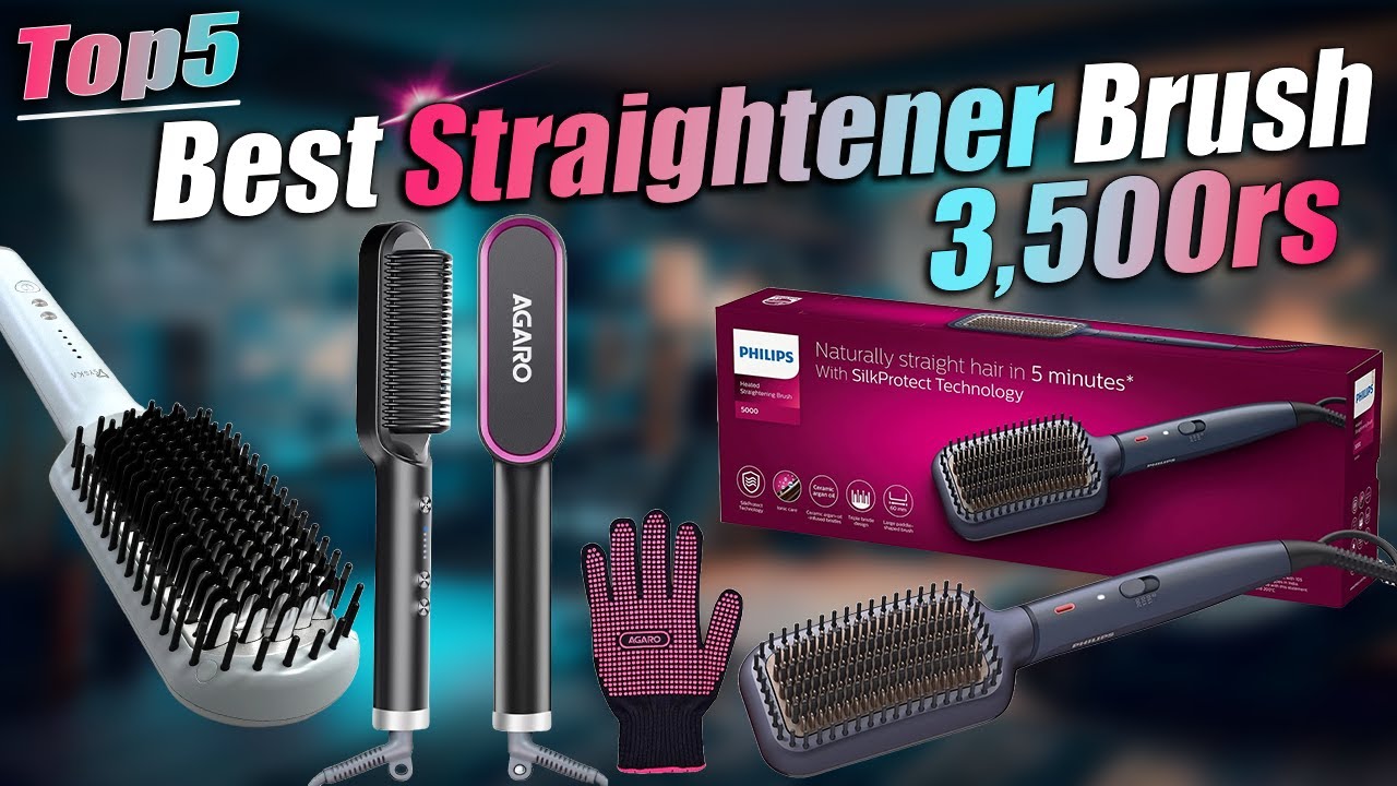 Top 5 best hair straightener brush in india | best hair straightener brush in india 2025💥