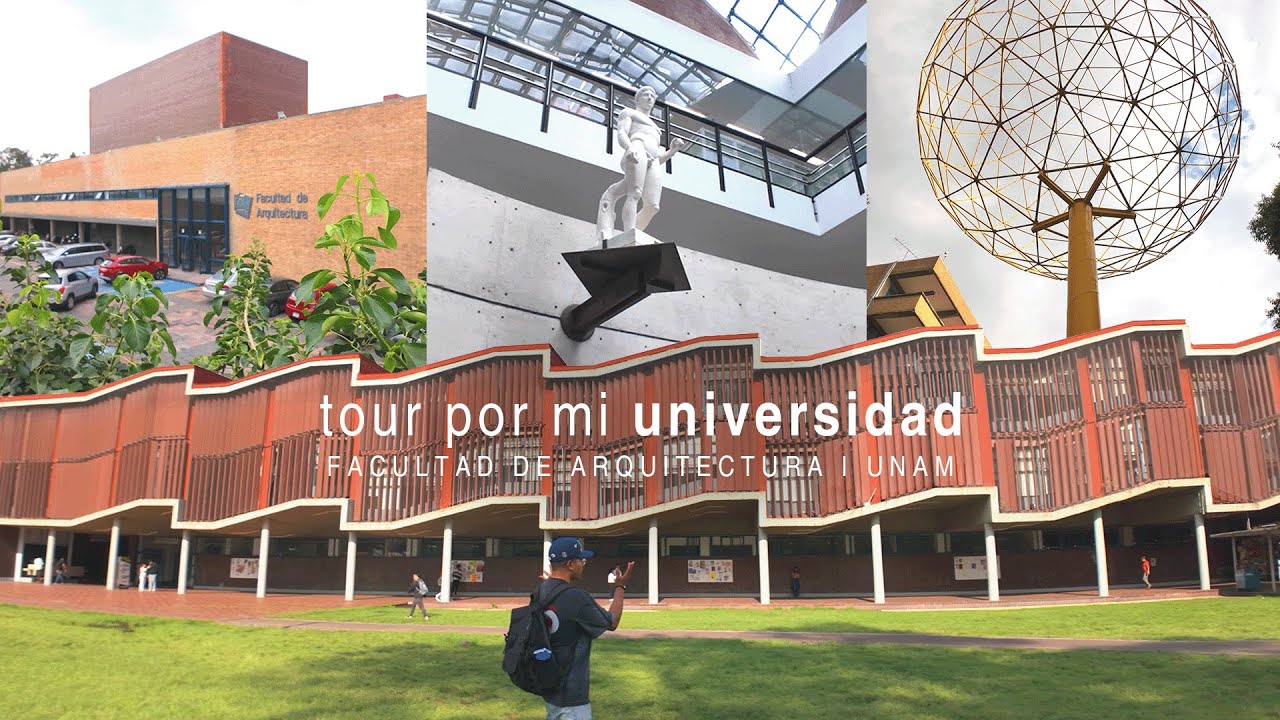 tour completo por la FACULTAD DE ARQUITECTURA l UNAM