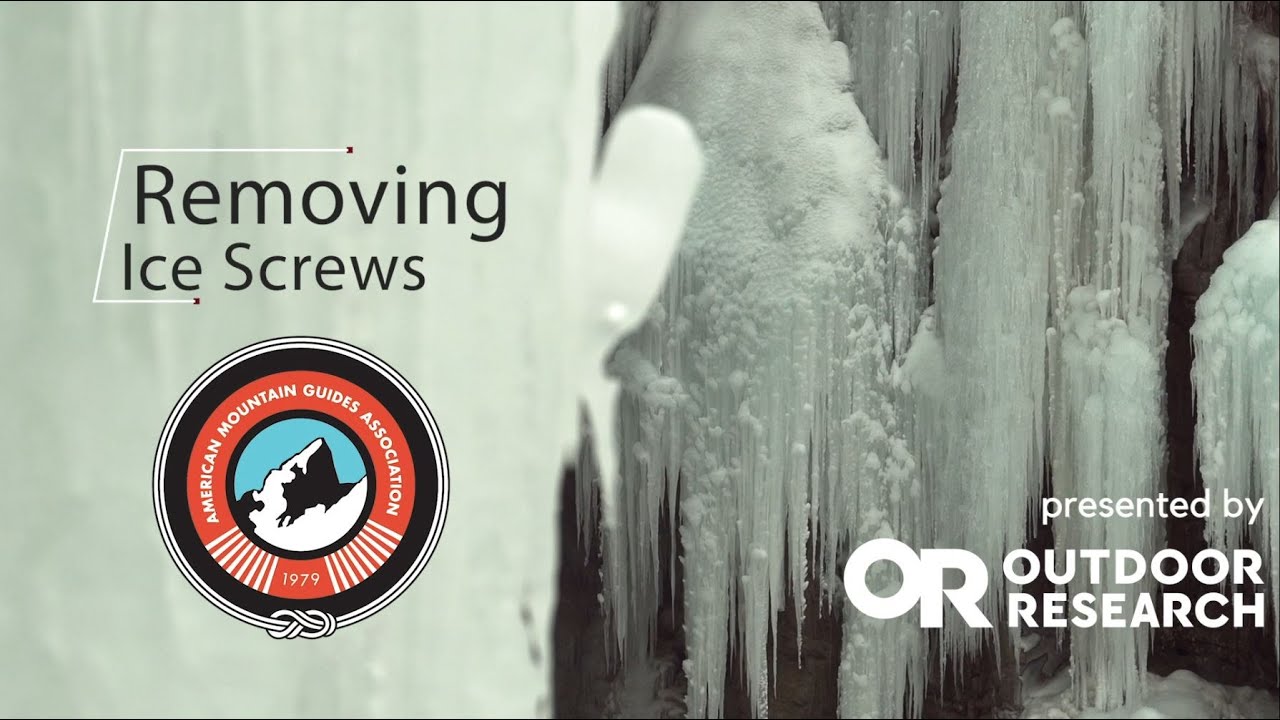 How to Remove Ice Screws