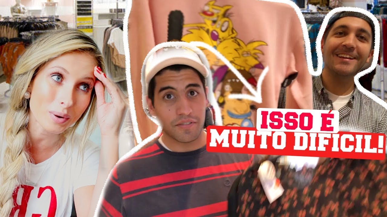 NÃO ACREDITO QUE COMPRARAM ISSO!🙄 FIZ MEU MARIDO E CUNHADO COMPRAREM ROUPAS PRA MIM