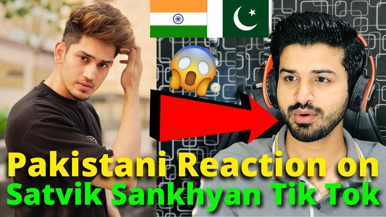 Pakistani React on Satvik Sankhyan Latest TIKTOK VIDEOS | Indian TikToker | Reaction Vlogger