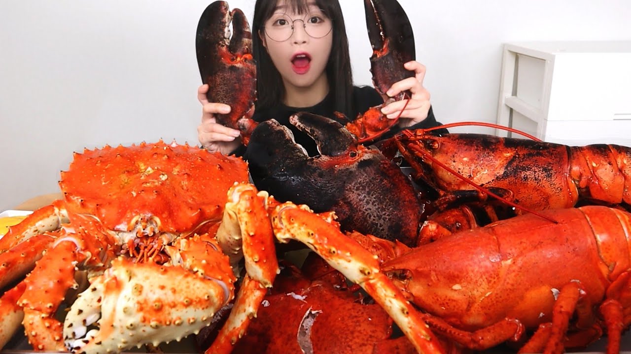 대왕 킹크랩 랍스터 10kg 라면까지 먹방🦀