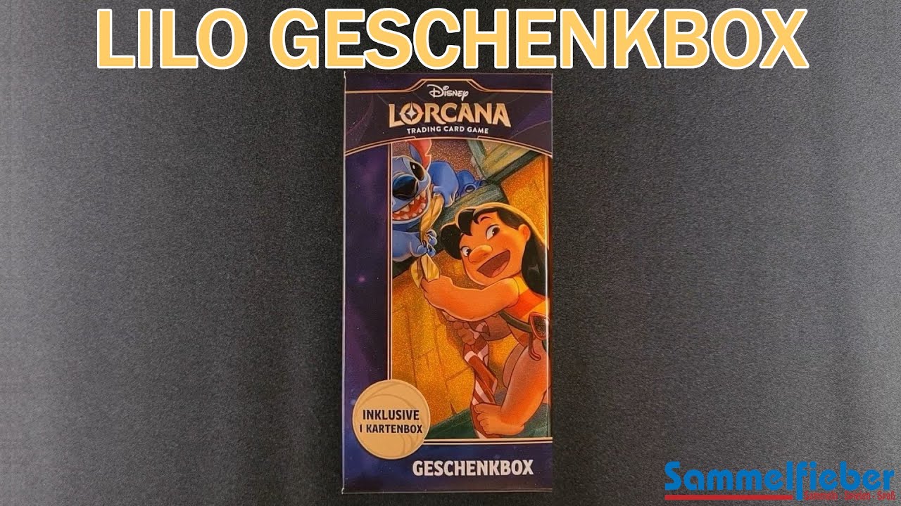 Lilo Geschenkbox Opening | Welche Booster sind drin? | Disney Lorcana [Deutsch]