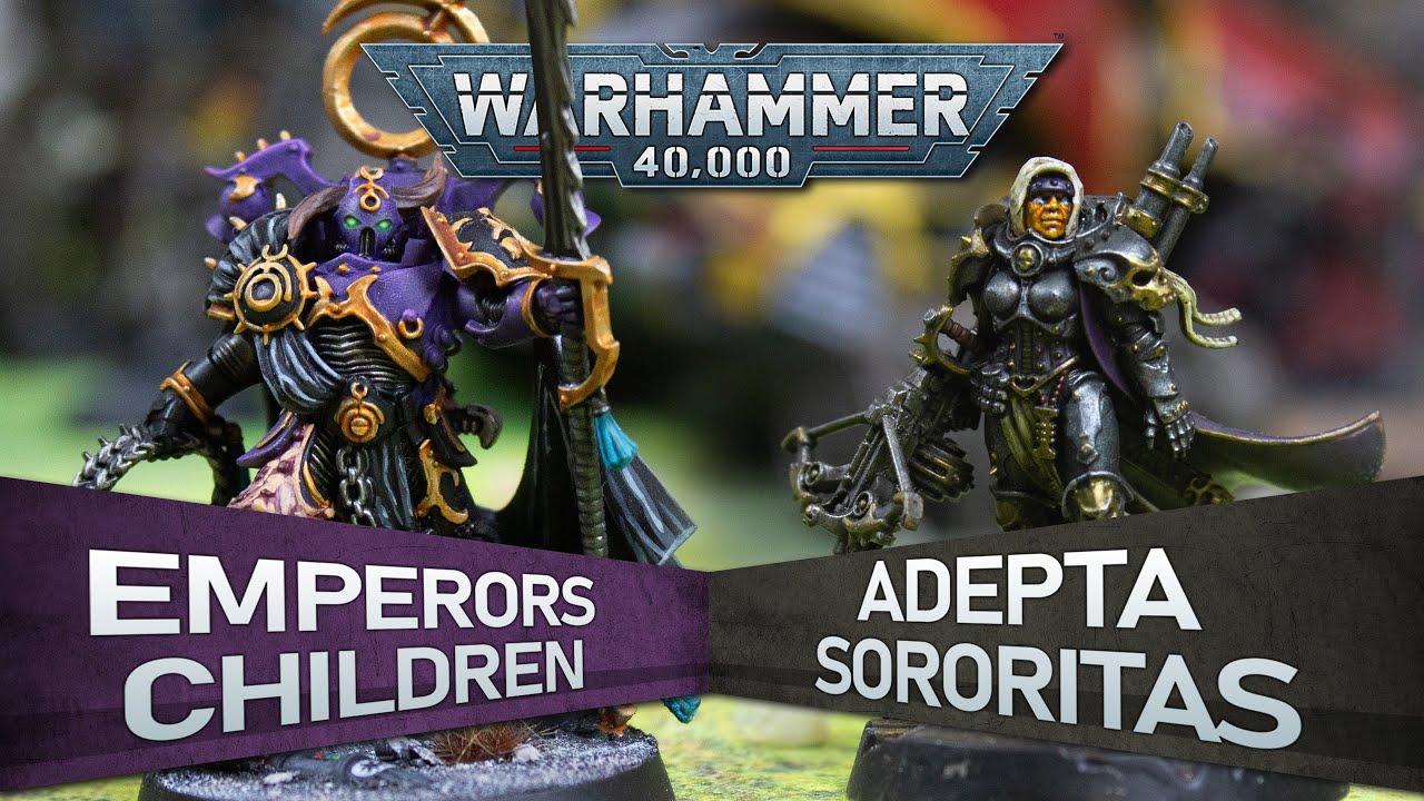 EIFER UND EXZESS - Warhammer 40.000 Sororitas vs Emperors Children / 500p [Battle Report Deutsch]