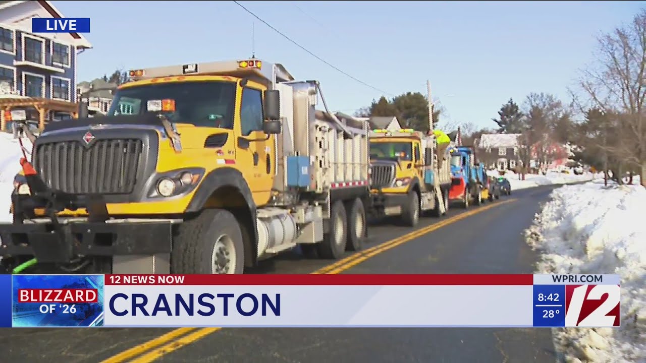 Plows from Pennsylvania arrive in Cranston