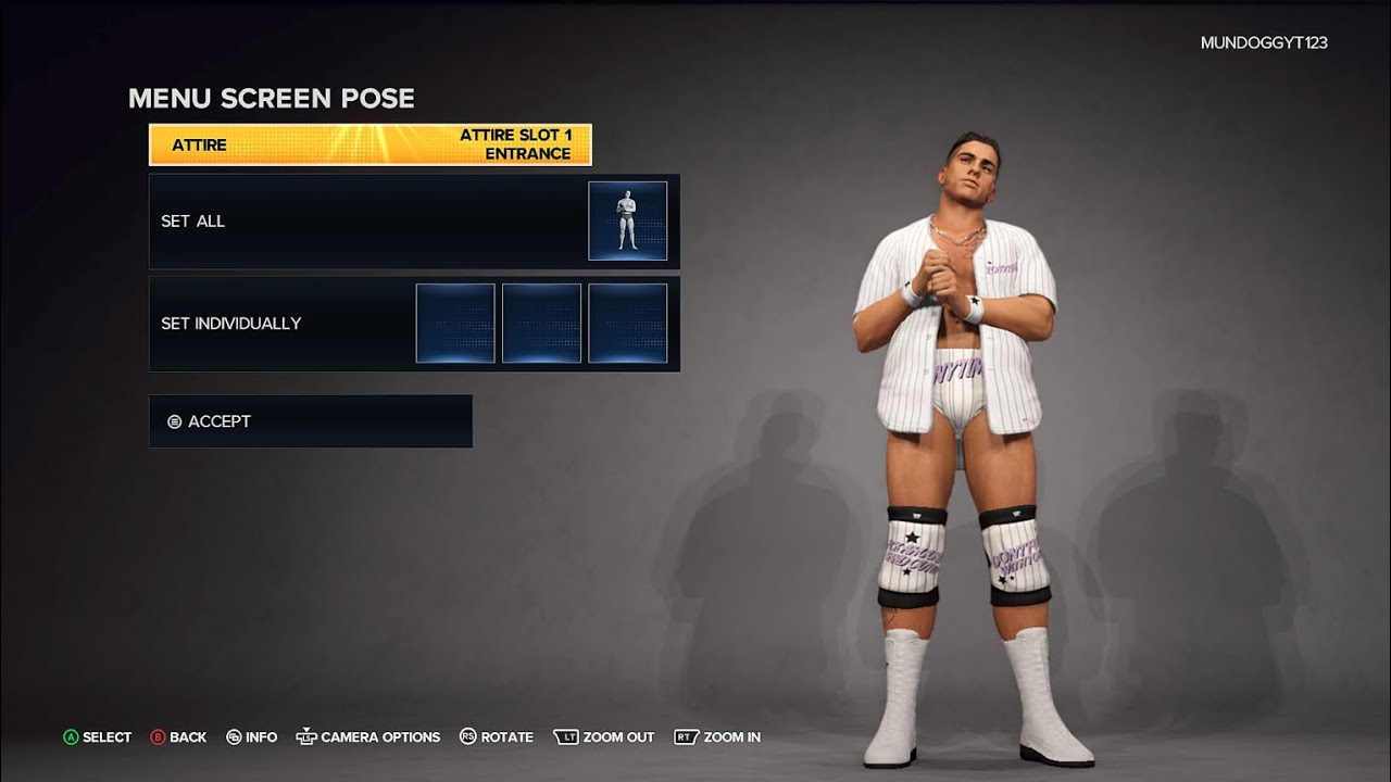 WWE 2K23- CAW Creation Video (XBOX) #25 Tony Votta