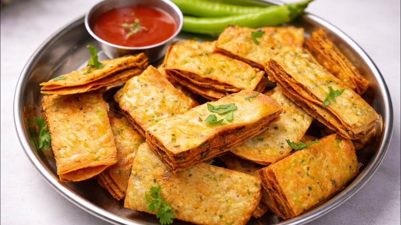 गारंटी है एक बार खाकर रुक नहीं पाओगे ,कहोगे पहले क्यों नहीं बताया | Crispy snacks recipe