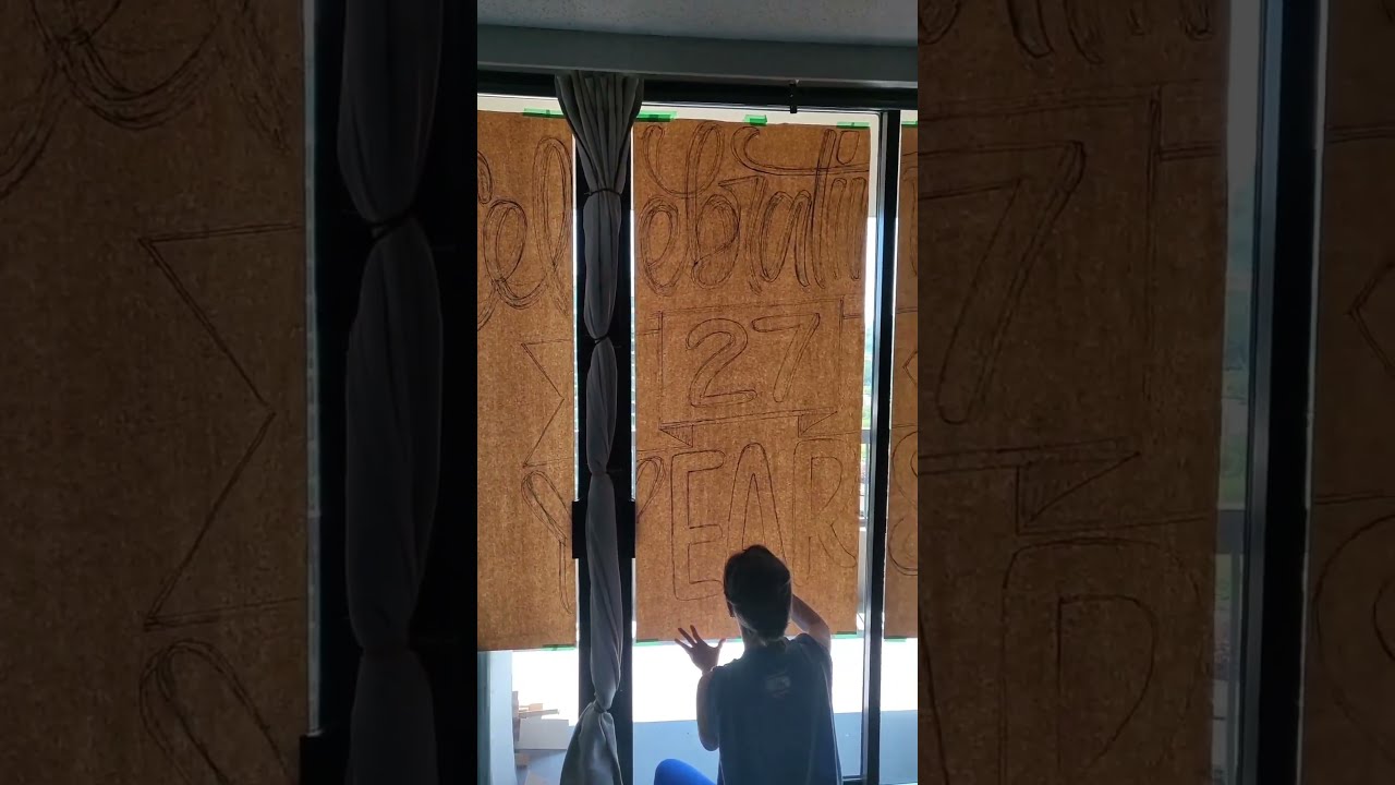 Mocking Up A Window Design | Freehand Lettering