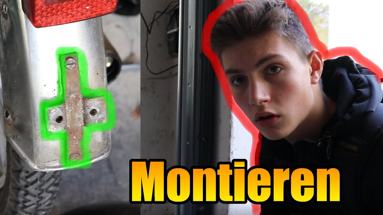 Mofa-Kennzeichen montieren!- Vlog  - Felixx