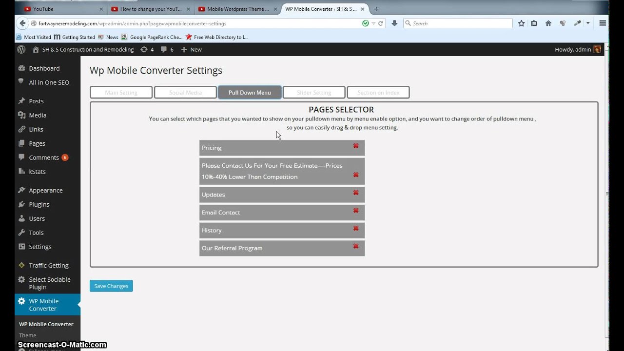 Mobile Plugin for Wordpress
