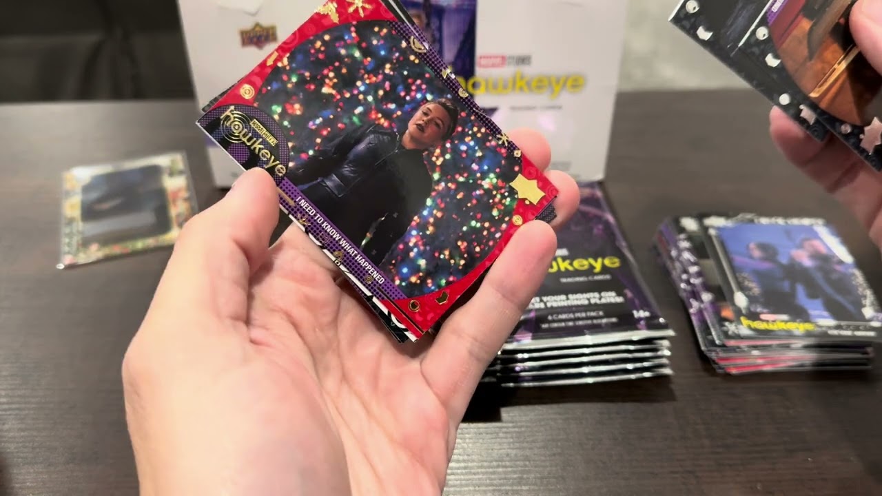 Upper Deck Marvel Studios Hawkeye Box Break