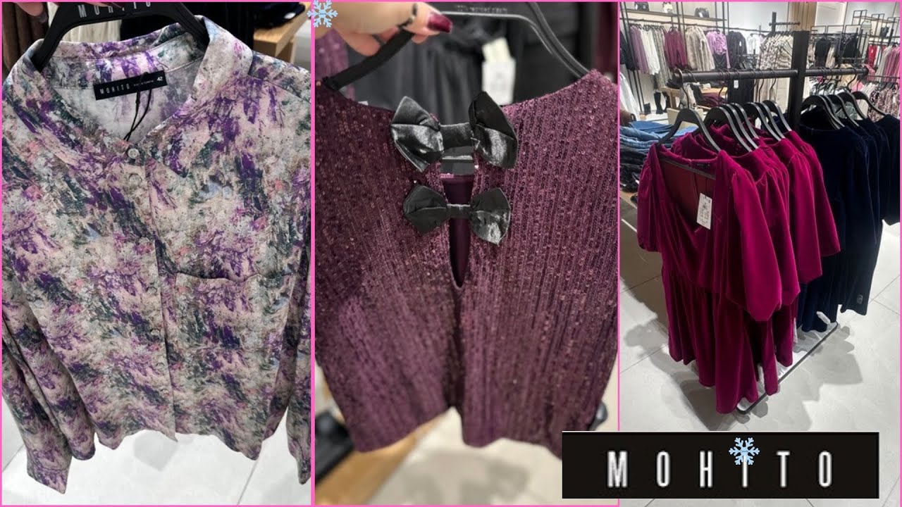 MOHITO 🛒 NOWA DAMSKA KOLEKCJA 📍PIĘKNE SUKIENKI BLUZECZKI FUTERKA KURTKI TOREBKI📍PRZEGLĄD SKLEPOWY