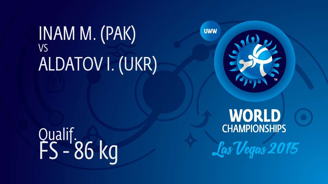 Qual. FS - 86 kg: I. ALDATOV (UKR) df. M. INAM (PAK) by TF, 12-2
