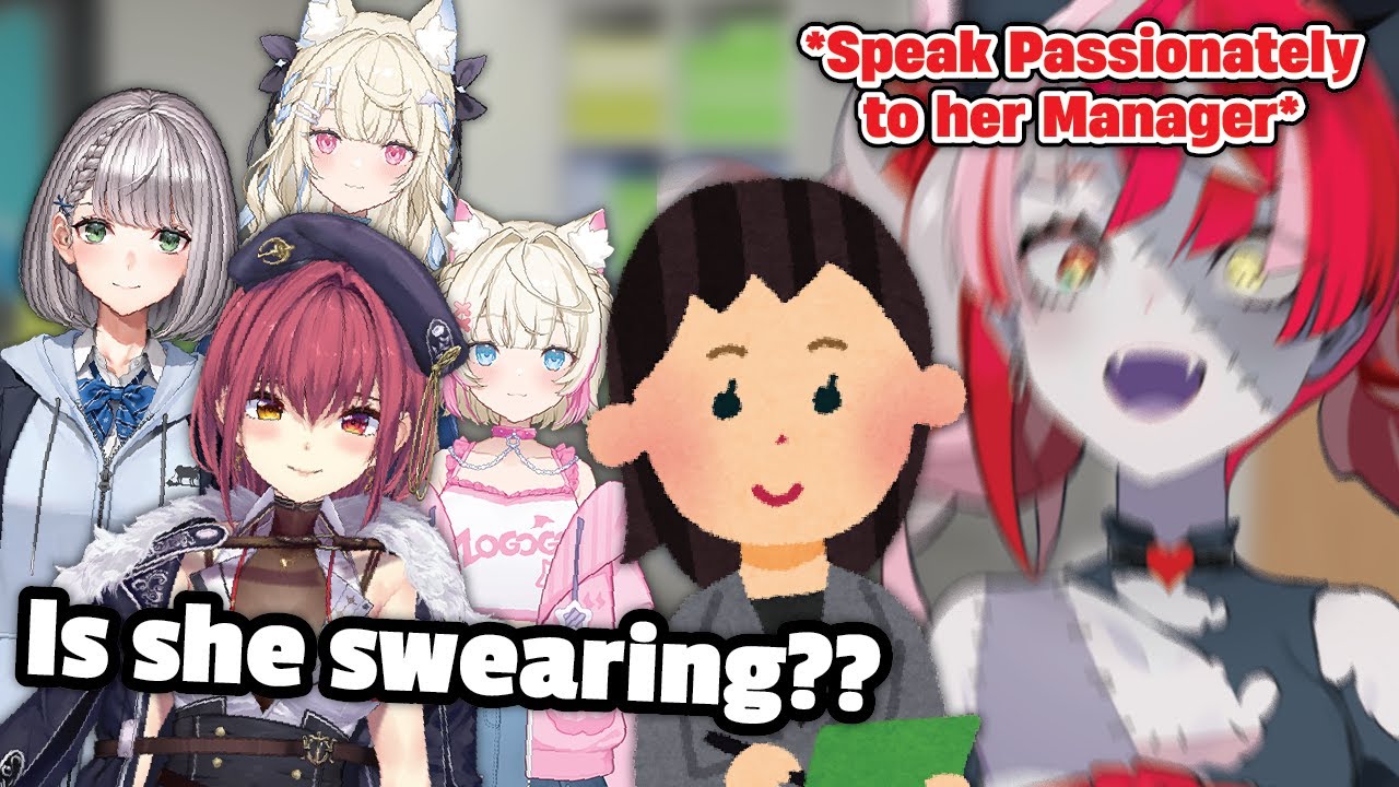 Ollie talk so passionately that Holo JP girls thought she was swearing her Manager...