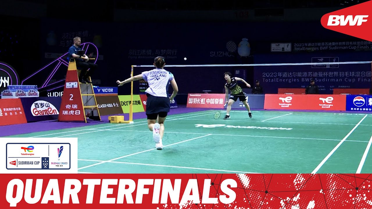 TotalEnergies BWF Sudirman Cup Finals 2023 | Thailand vs. Japan | Quarterfinals