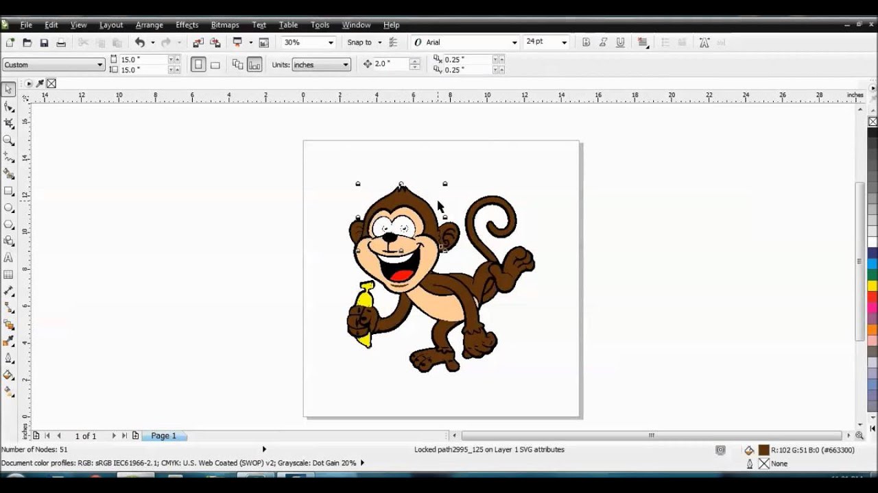 Layers & Locked Objects in CorelDRAW