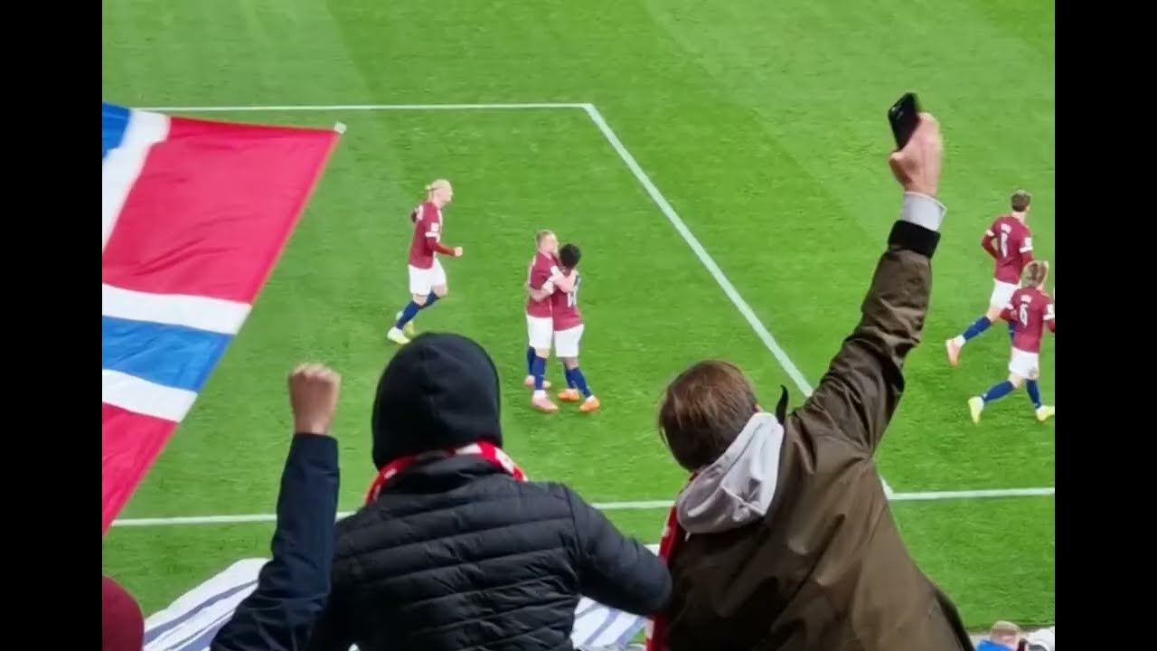 Norge - Estland 4-1 M&Aring;L Alexander S&oslash;rloth feiring i VM Kvalifisering 13.11.2025