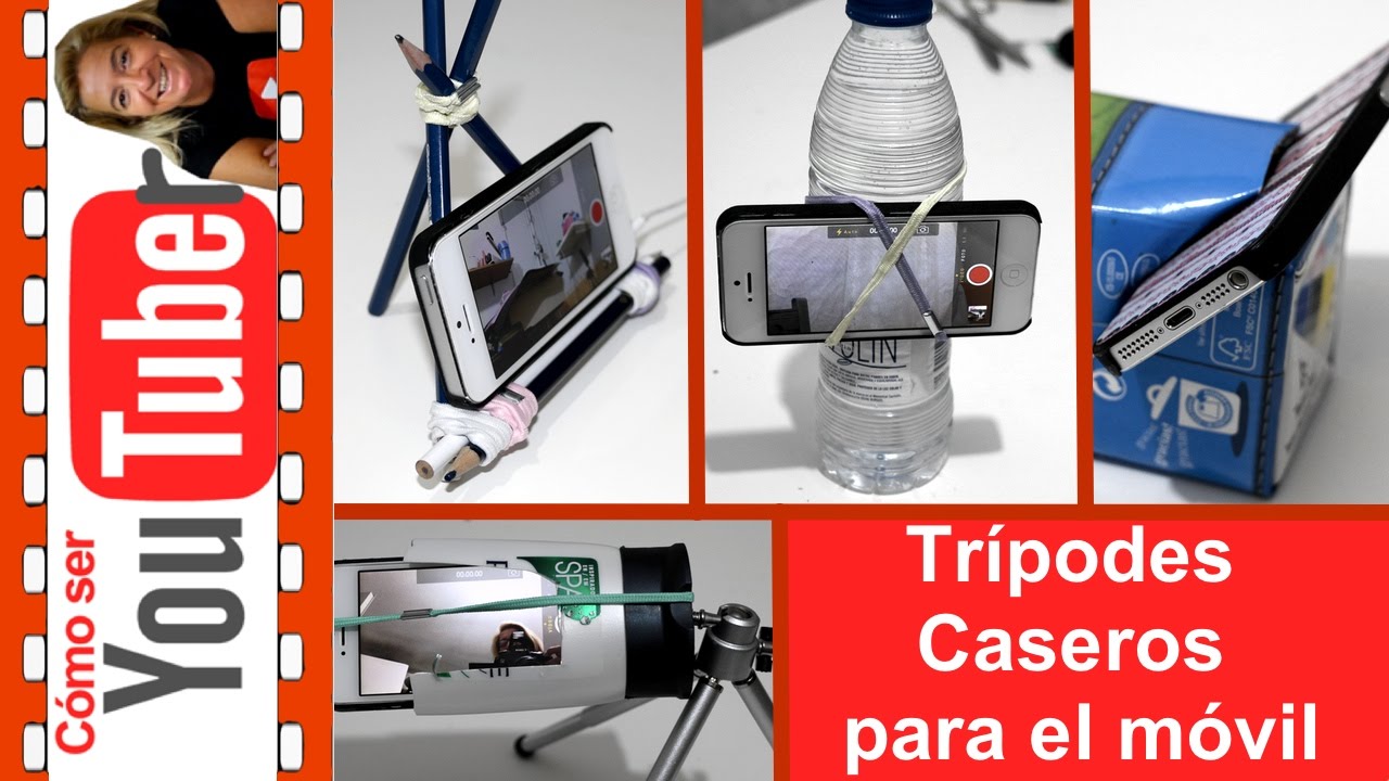 Cómo hacer trípodes caseros para el móvil o celular