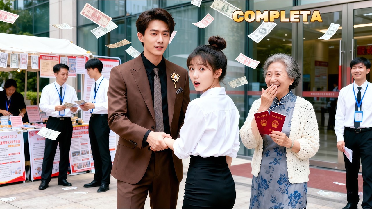 🍑O CEO detesta mulheres vaidosas, mas se apaixona por essa garota pobre que ajuda a avó!#kdrama