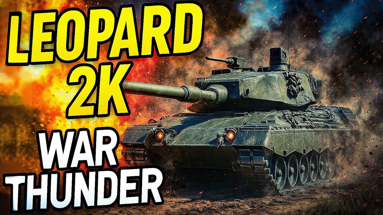 САМЫЙ БЫСТРЫЙ НЕМЕЦКИЙ ОБТ! Leopard 2K в War Thunder, КАК БРАТЬ ТОП 1 КАЖДЫЙ БОЙ