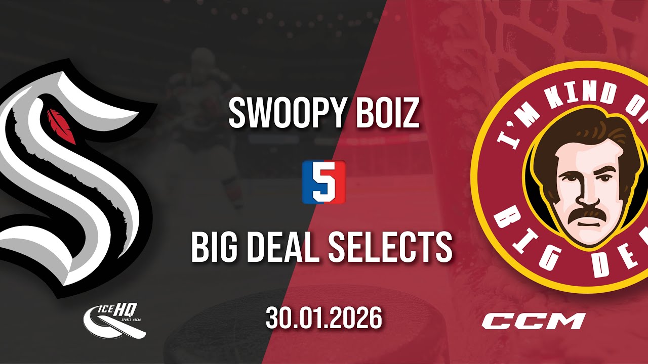 Swoopy Boiz vs Big Deal Selects - Div 5 - 30th January - iceHQ Rec League ice hockey