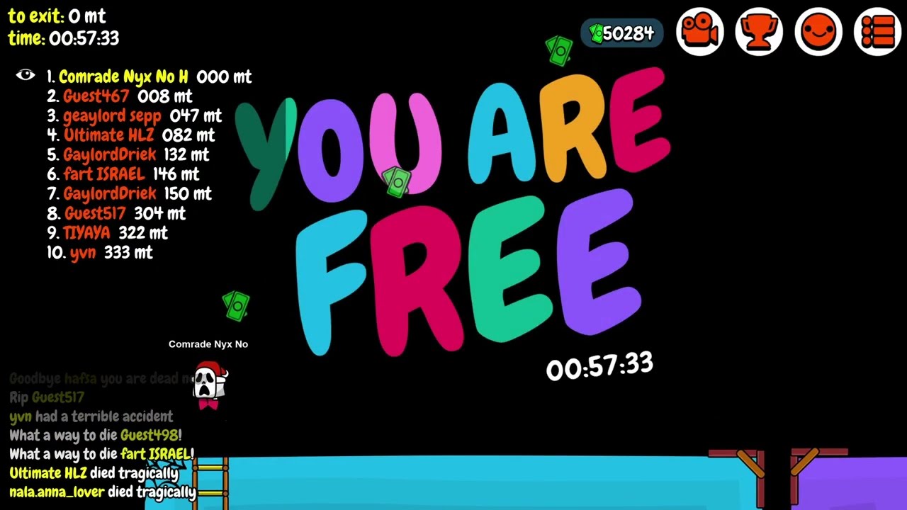 57:33 Speedrun - Escape From Prison Multiplayer - Clean Edition (6/25/2025)