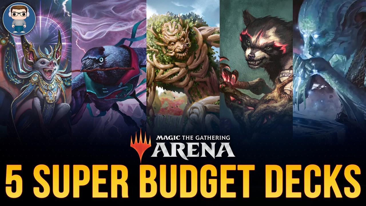 5 NEW ULTRA BUDGET Standard Decks with JUST 5 Rares! | MTG Arena