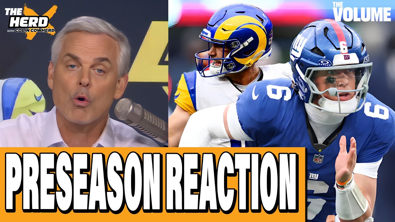 NFL Preseason REACTION: Ty Simpson, Jaxson Dart, Fernando Mendoza | Colin Cowherd: THE HERD