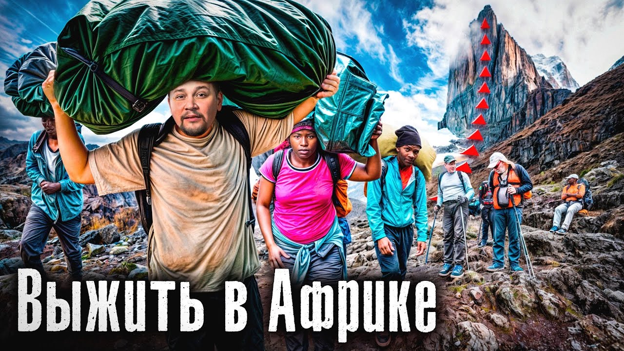 Выжить 7 дней в Африке / Тяжелое и опасное восхождение на самую высокую гору Африки /  @anton_lyadov