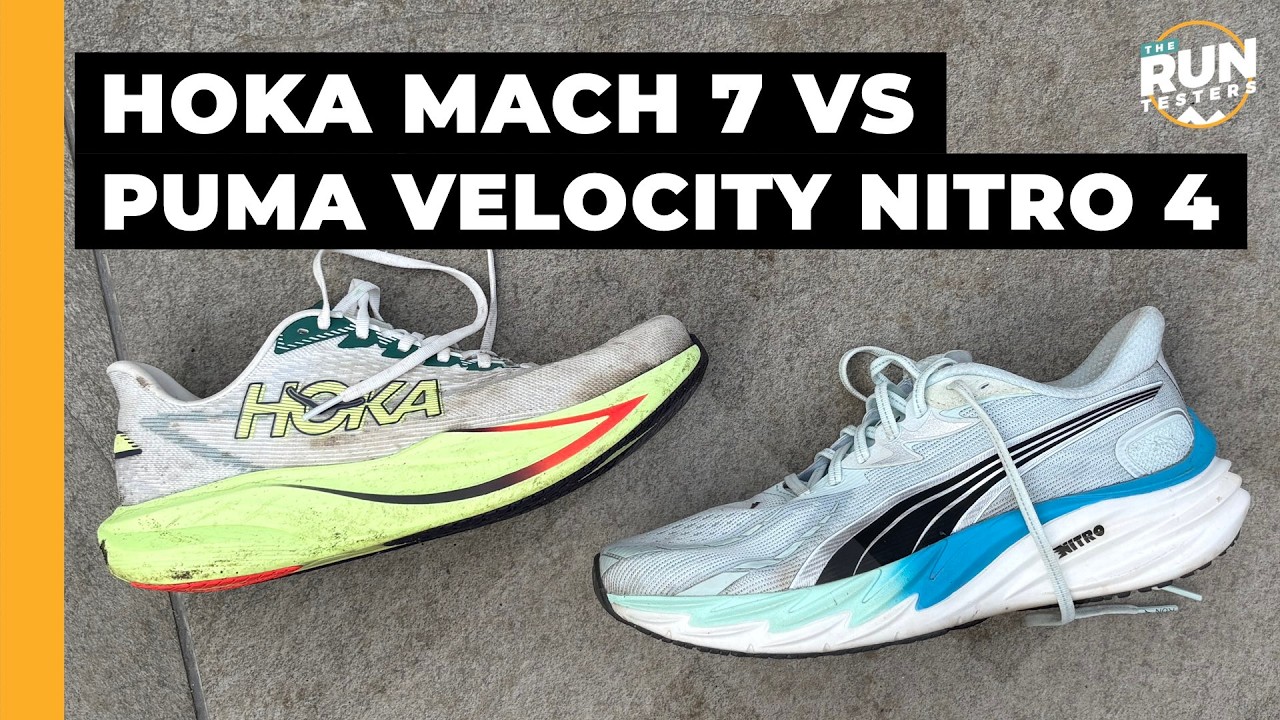Hoka Mach 7 против Puma Velocity Nitro 4: какие кроссовки лучше выбрать для ежедневных тренировок?