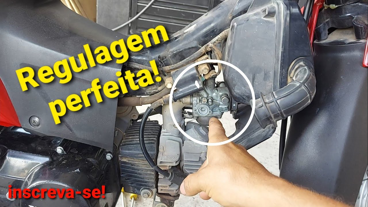 Como regular o carburador de qualquer biz carburada