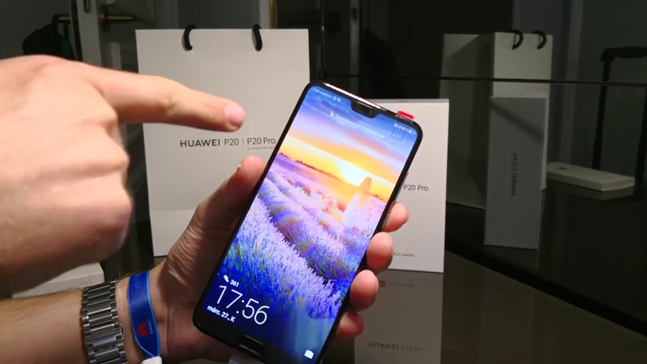 Huawei P20 Pro kicsomagoló videó