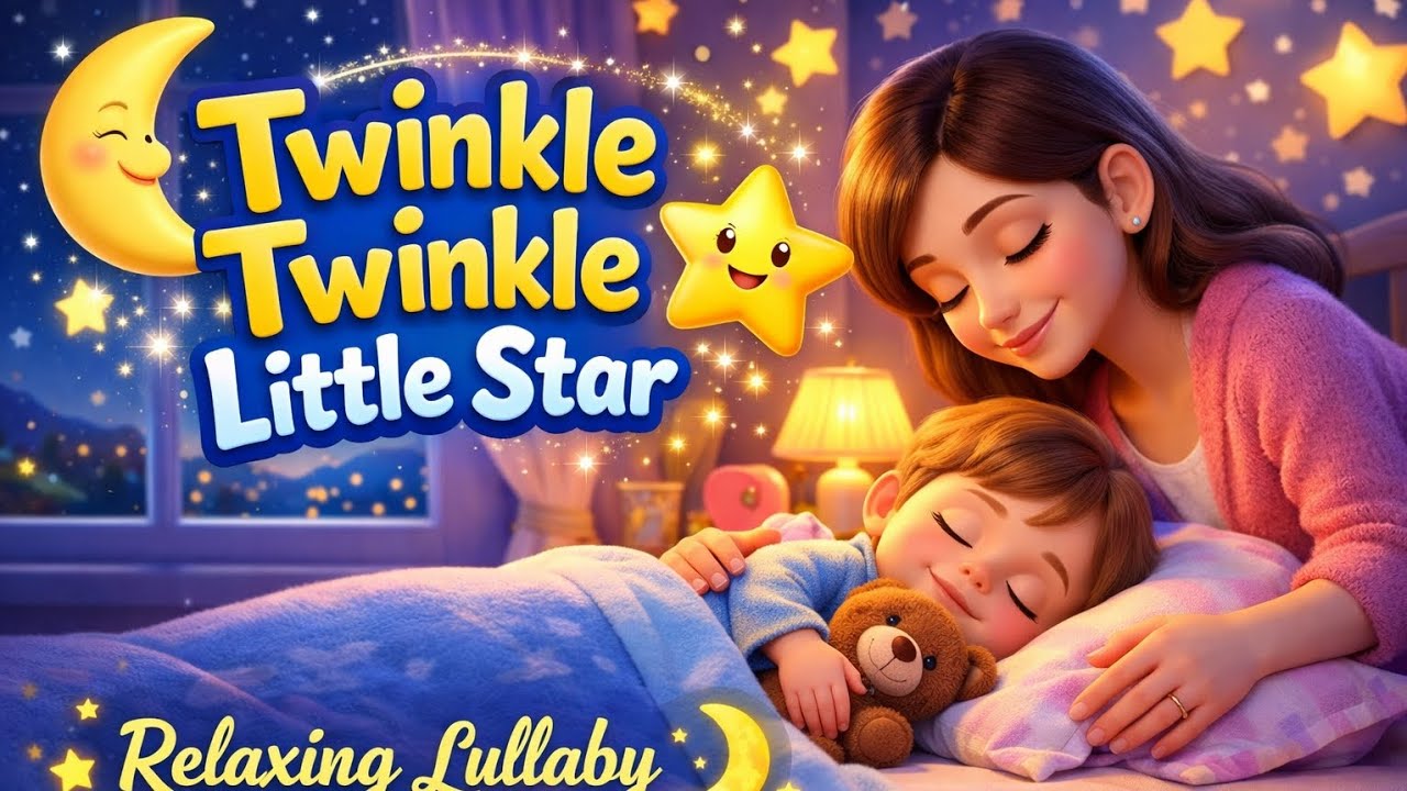 Twinkle Twinkle Little Star 🌟 | 3D Bedtime Rhyme for Kids | Relaxing 